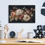 Moody Floral Swag by Ashley Bradley - 16x12 acrylic wall art in a room