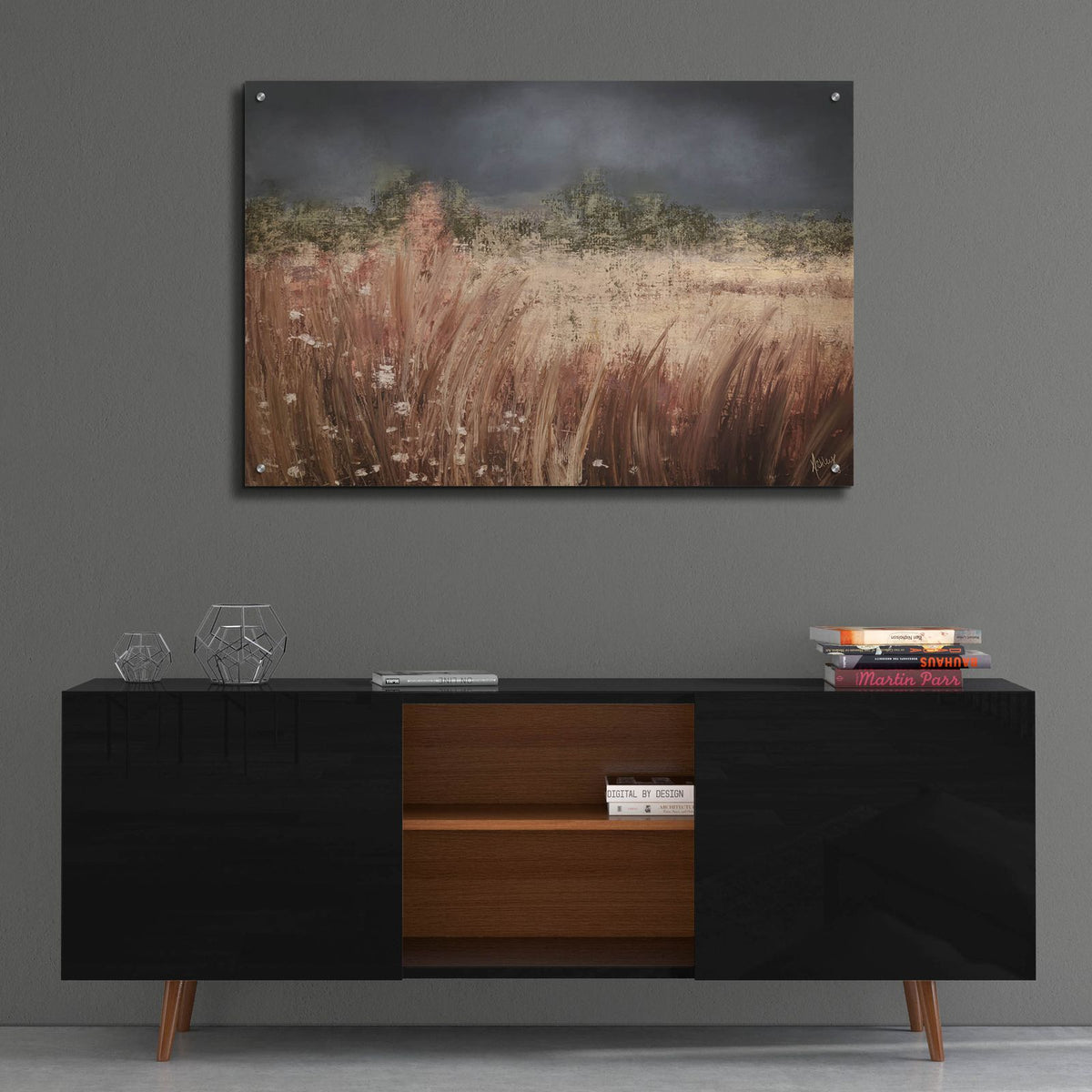 Moody Meadow by Ashley Bradley - 36x24 acrylic wall art in a room