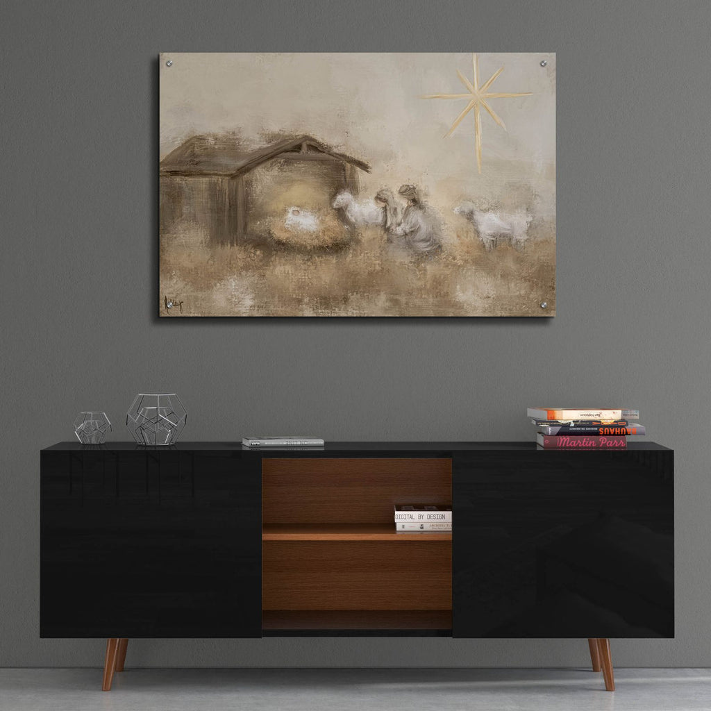 Neutral Nativity by Ashley Bradley - 36x24 acrylic wall art in a room
