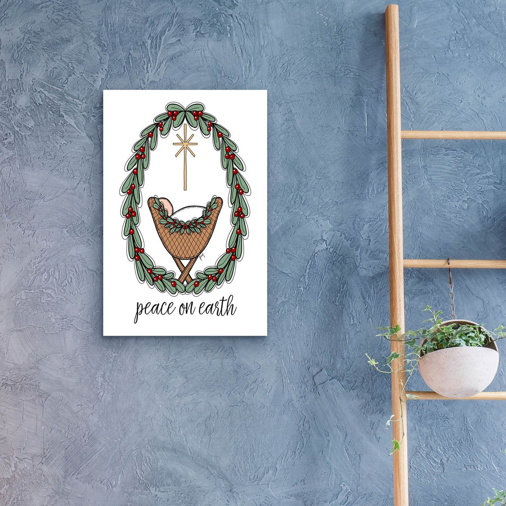 Peace On Earth by Ashley Bradley - 16x24 acrylic wall art in a room
