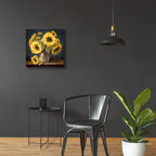 Sunflowers In Pitcher by Ashley Bradley - 24x24 acrylic wall art in a room