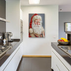Victorian Santa by Ashley Bradley - 24x36 acrylic wall art in a room