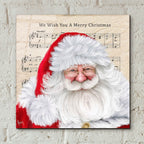 We Wish You A Merry Christmas by Ashley Bradley - 12x12 acrylic wall art in a room