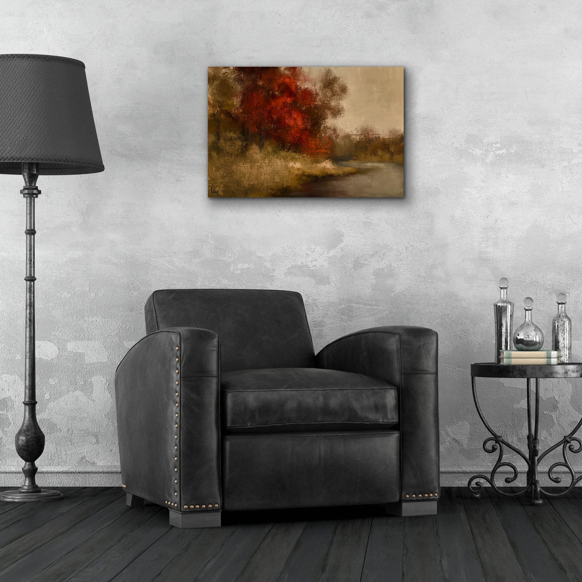 Whispers Of Fall by Ashley Bradley - 24x16 acrylic wall art in a room