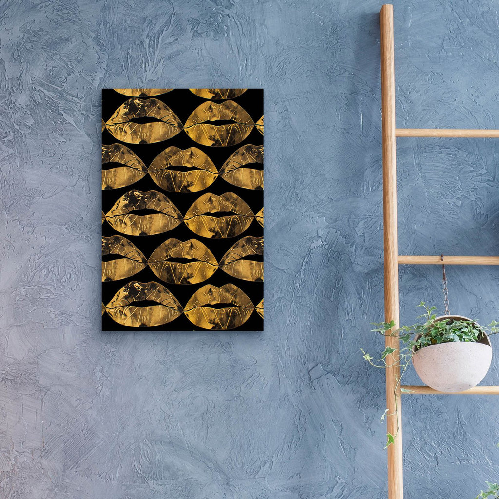 Gold Kisses In The Air by Svetlana Aleynikova - 16x24 acrylic wall art in a room