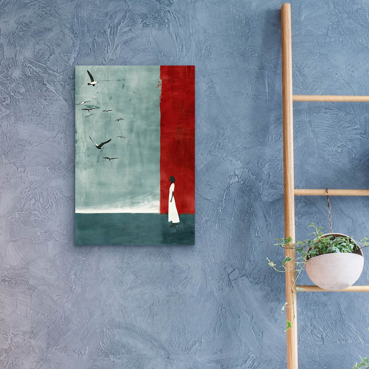 Abstract Serenity by Svetlana Aleynikova - 16x24 acrylic wall art in a room