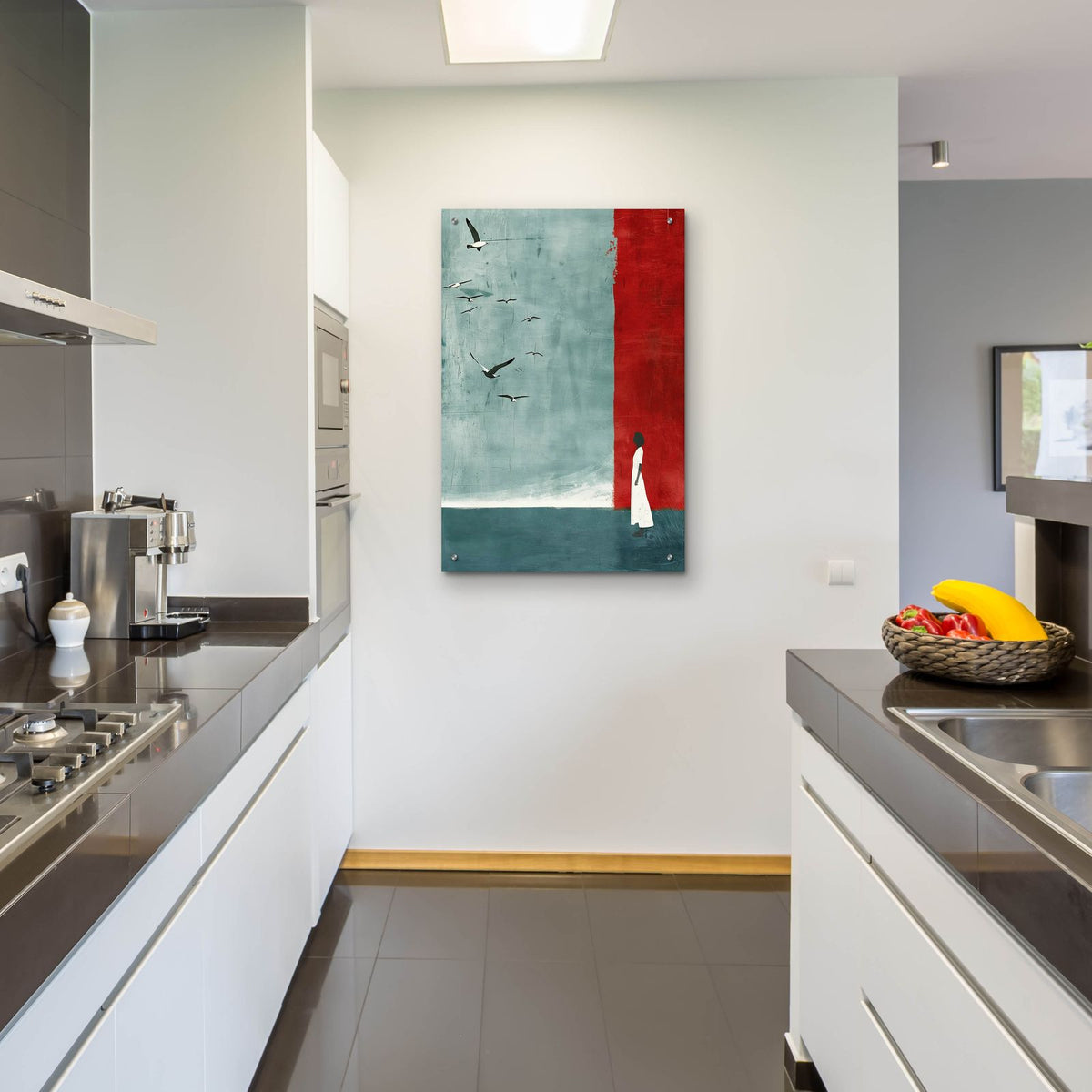Abstract Serenity by Svetlana Aleynikova - 24x36 acrylic wall art in a room