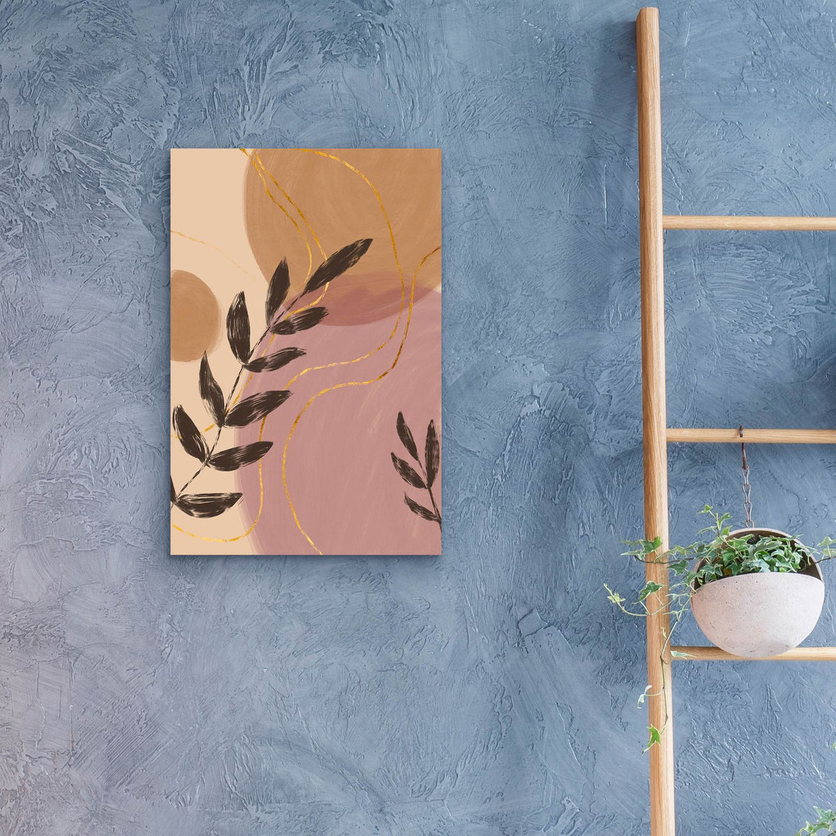Abstraction Leaves by Svetlana Aleynikova - 16x24 acrylic wall art in a room
