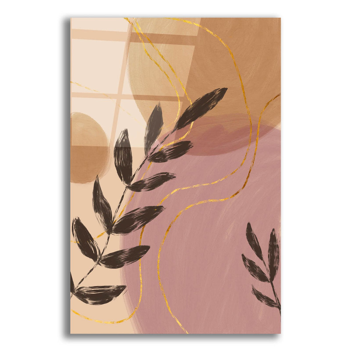 Abstraction Leaves by Svetlana Aleynikova acrylic glass wall art