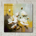 Acrylic Flowers In Yellow by Svetlana Aleynikova - 12x12 acrylic wall art in a room