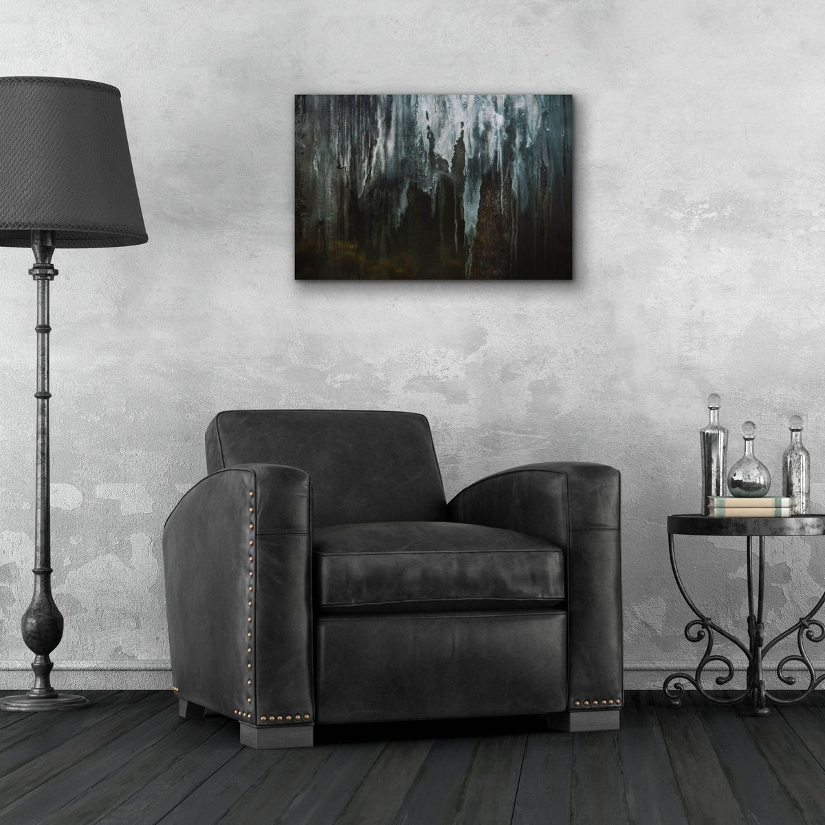 Behind The Water by Svetlana Aleynikova - 24x16 acrylic wall art in a room