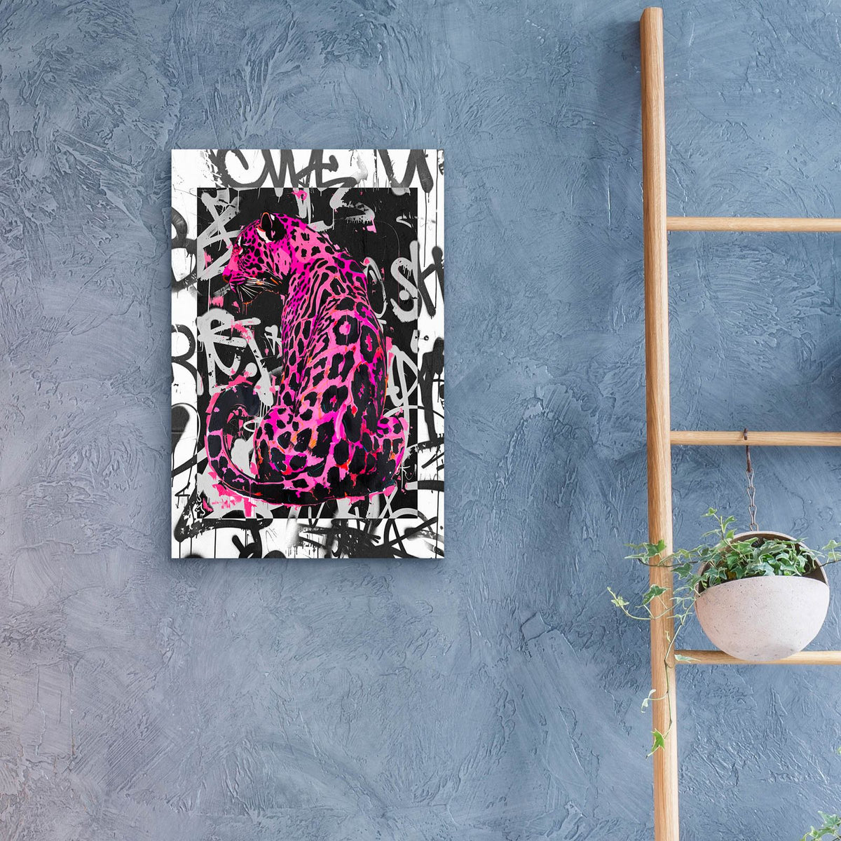 Bink Leopard by Svetlana Aleynikova - 16x24 acrylic wall art in a room