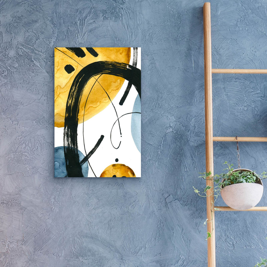 Black Ellipse by Svetlana Aleynikova - 16x24 acrylic wall art in a room