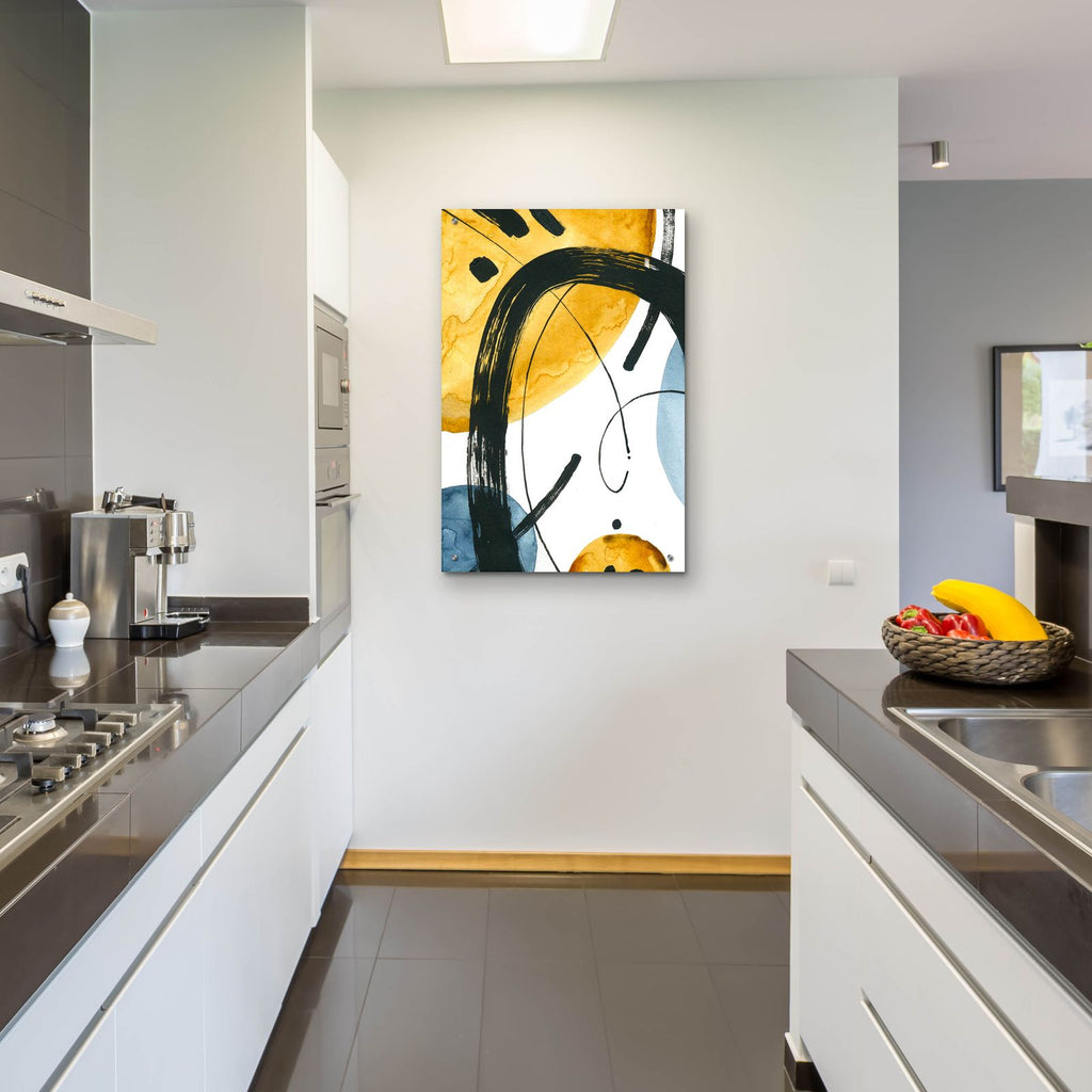 Black Ellipse by Svetlana Aleynikova - 24x36 acrylic wall art in a room