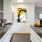 Black Ellipse by Svetlana Aleynikova - 24x36 acrylic wall art in a room