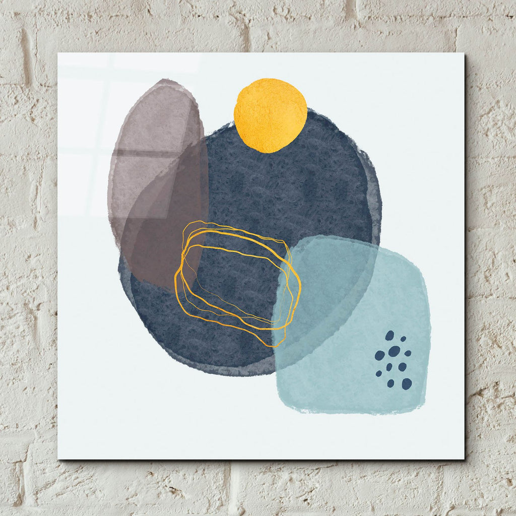 Blue And Yellow Abstraction 2 by Svetlana Aleynikova - 12x12 acrylic wall art in a room