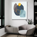 Blue And Yellow Abstraction 2 by Svetlana Aleynikova - 36x36 acrylic wall art in a room