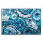 Blue Mineral Mosaic by Svetlana Aleynikova acrylic glass wall art