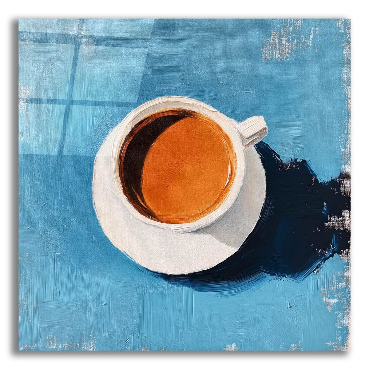 Blue Table Cup by Svetlana Aleynikova acrylic glass wall art