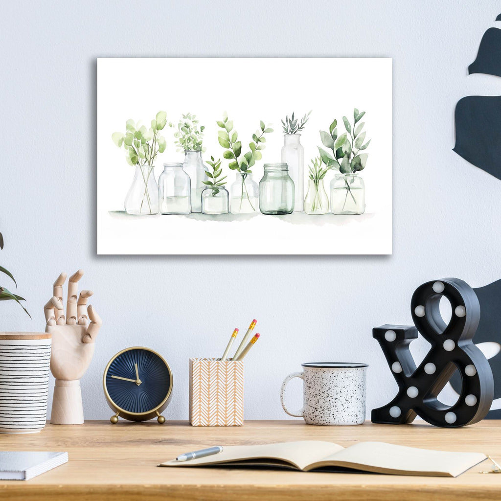 Branches In Glass by Svetlana Aleynikova - 16x12 acrylic wall art in a room