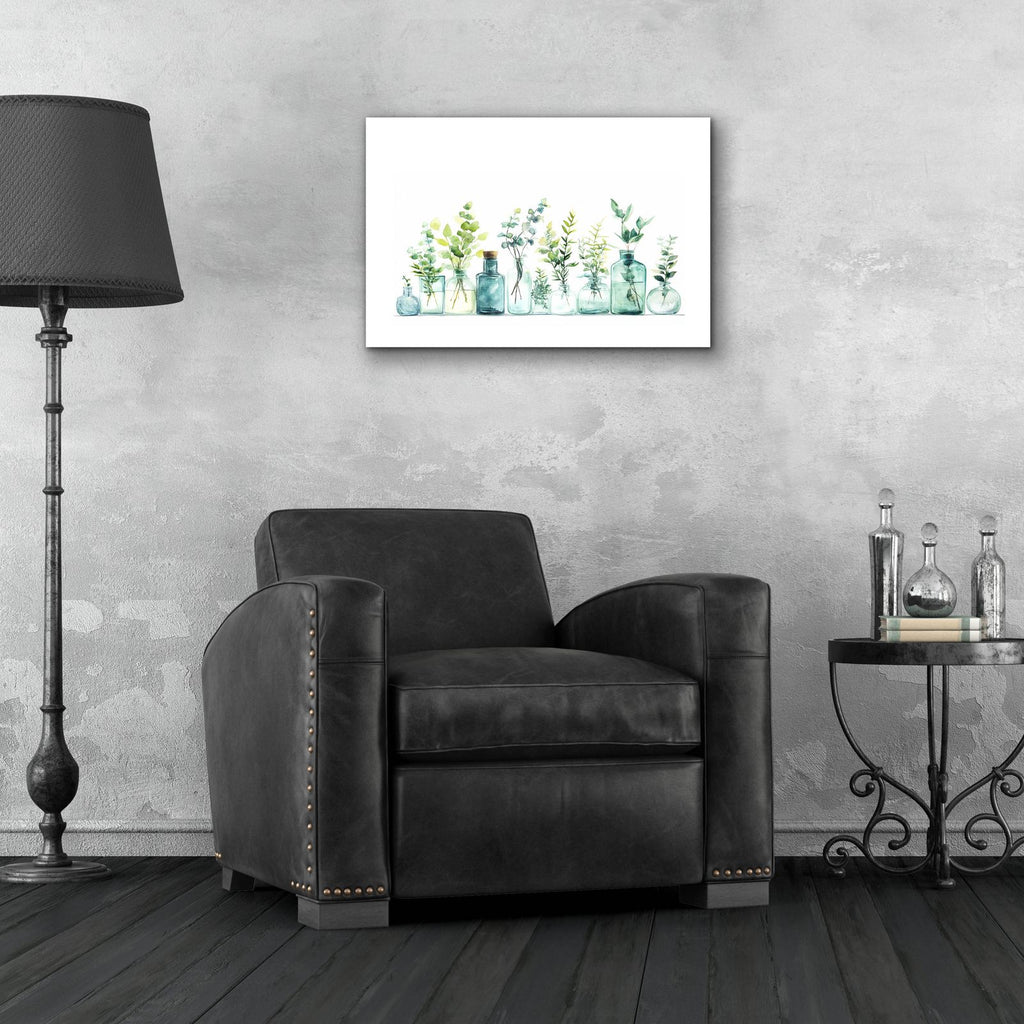 Branchful Bottles by Svetlana Aleynikova - 24x16 acrylic wall art in a room
