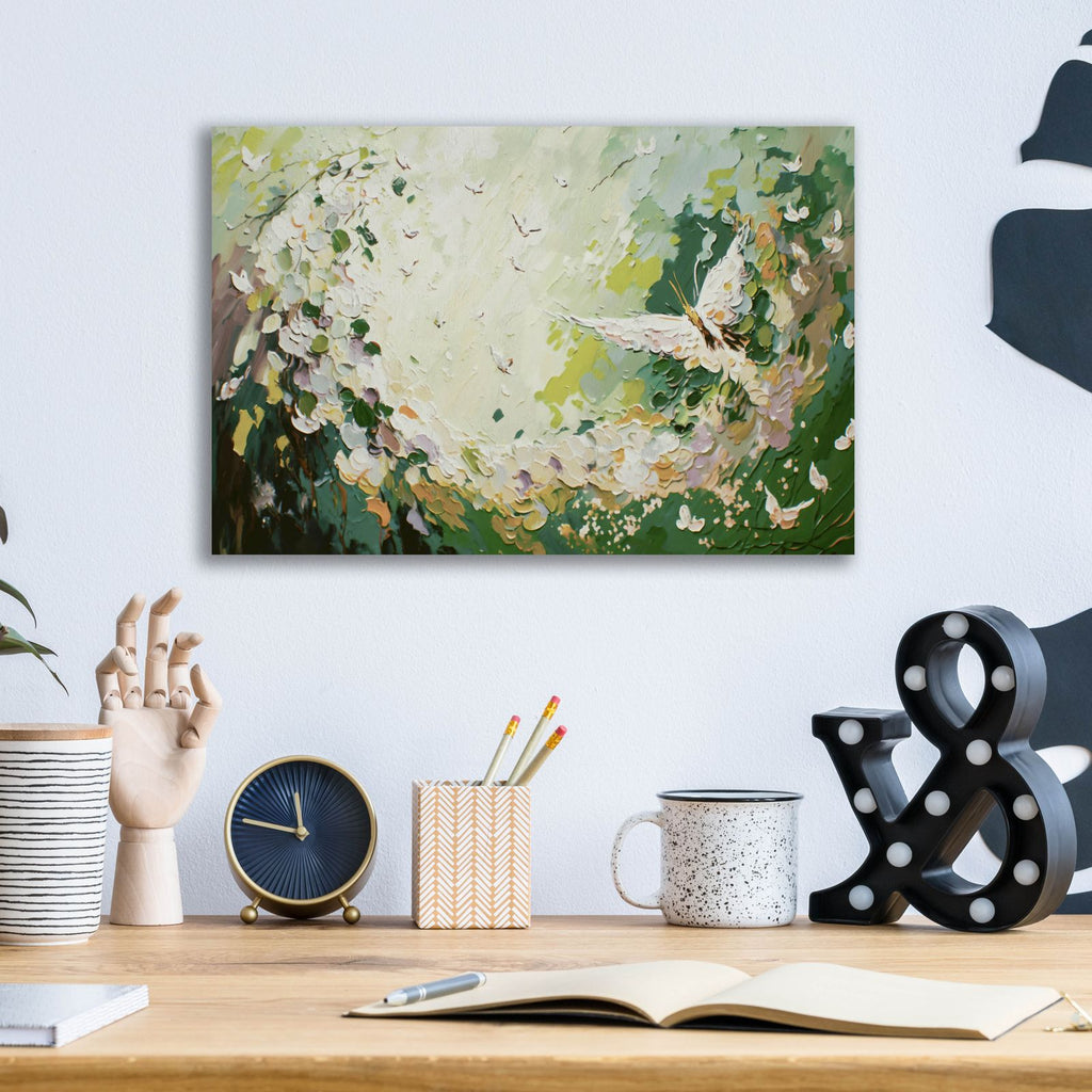 Bushes Butterfly by Svetlana Aleynikova - 16x12 acrylic wall art in a room