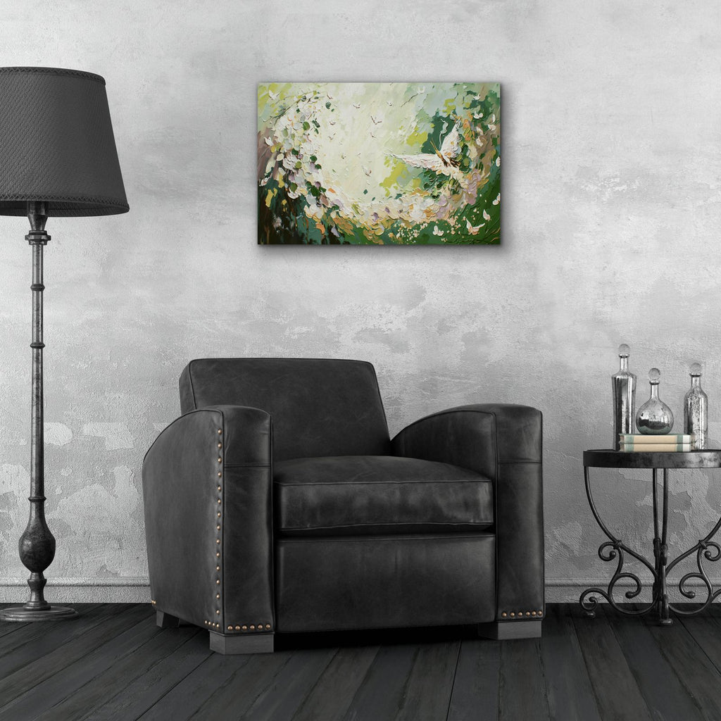 Bushes Butterfly by Svetlana Aleynikova - 24x16 acrylic wall art in a room