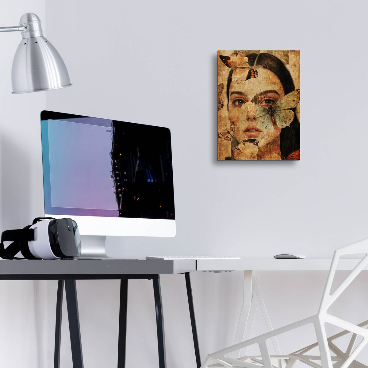 Butterfly Collage by Svetlana Aleynikova - 12x16 acrylic wall art in a room