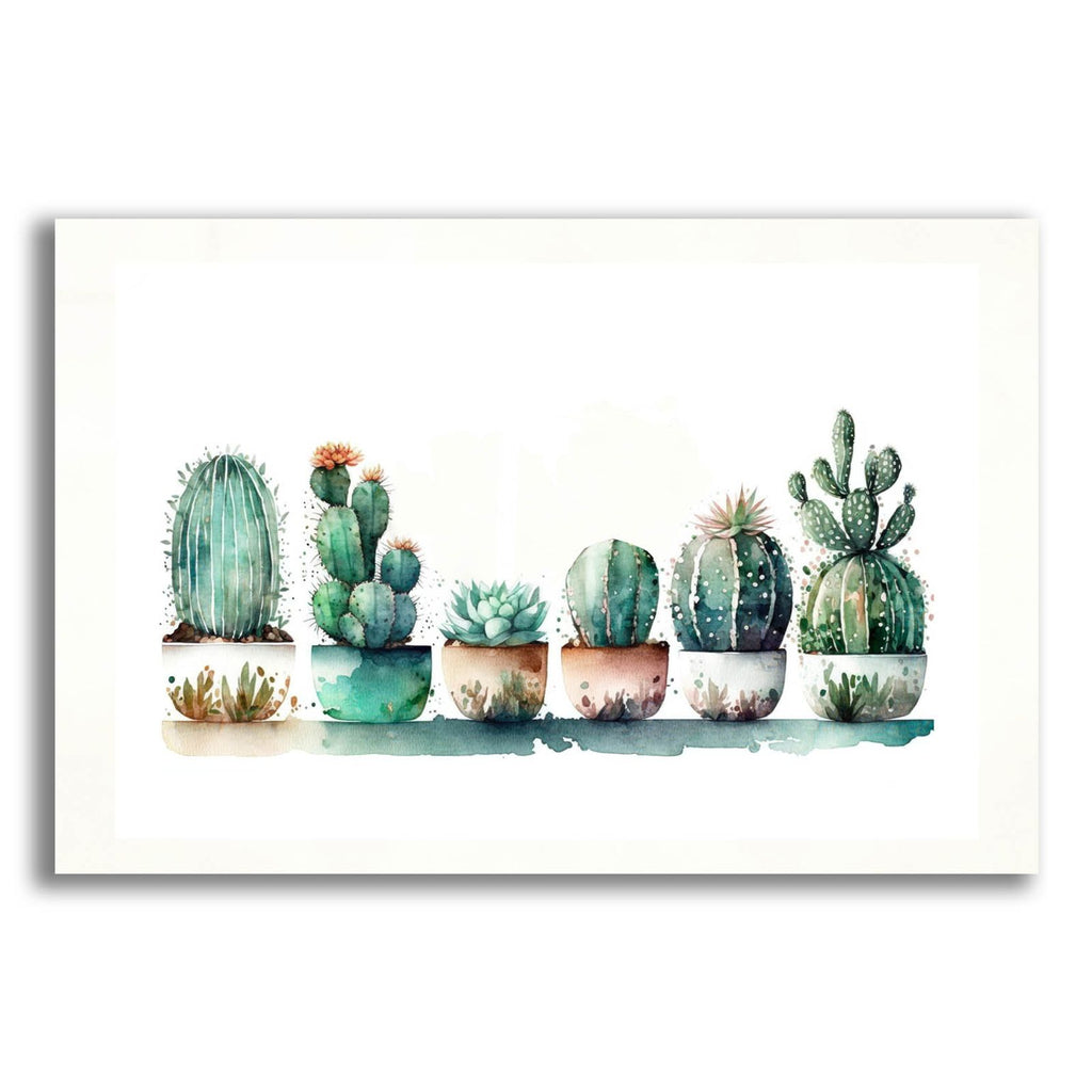 Cactus Lineup by Svetlana Aleynikova acrylic glass wall art