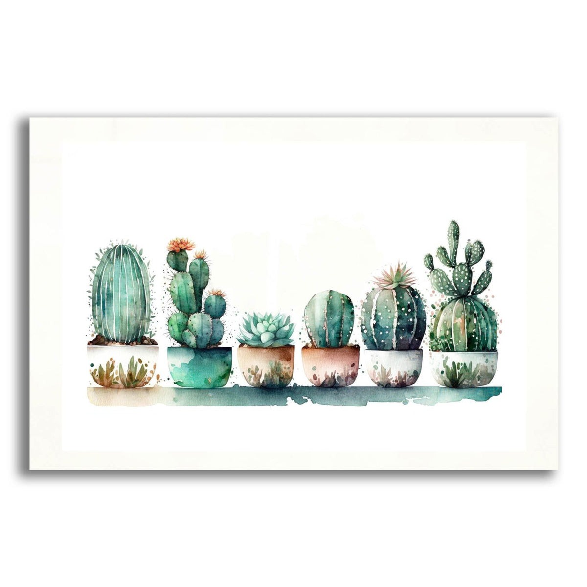Cactus Lineup by Svetlana Aleynikova acrylic glass wall art