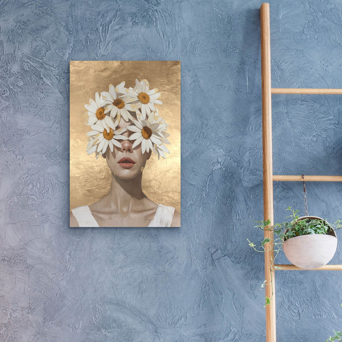 Chamomile Lady by Svetlana Aleynikova - 16x24 acrylic wall art in a room