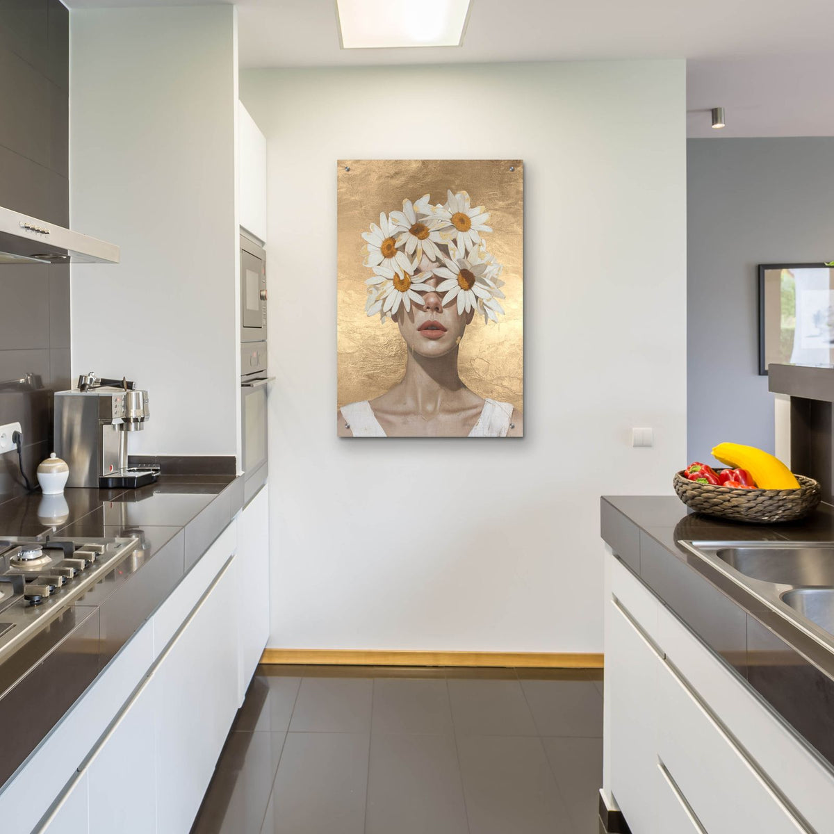 Chamomile Lady by Svetlana Aleynikova - 24x36 acrylic wall art in a room