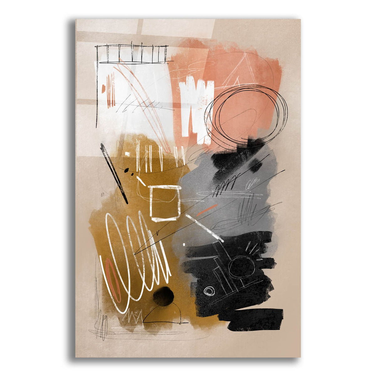 Chaotic Lines by Svetlana Aleynikova acrylic glass wall art