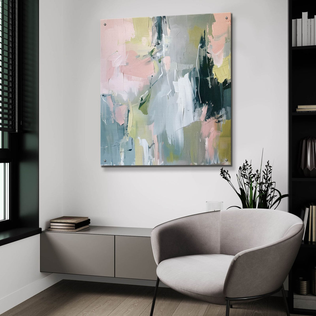 Chaotic Room by Svetlana Aleynikova - 36x36 acrylic wall art in a room
