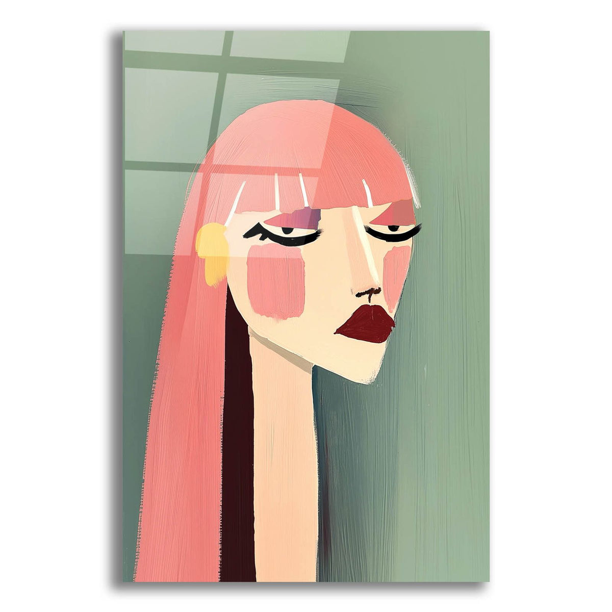 Chic In Pink by Svetlana Aleynikova acrylic glass wall art