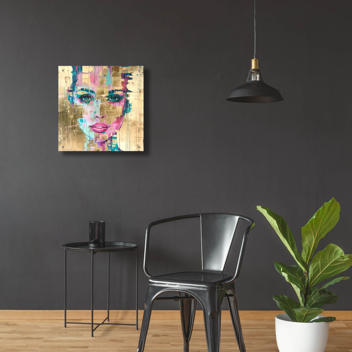 Colorful Radiance by Svetlana Aleynikova - 24x24 acrylic wall art in a room