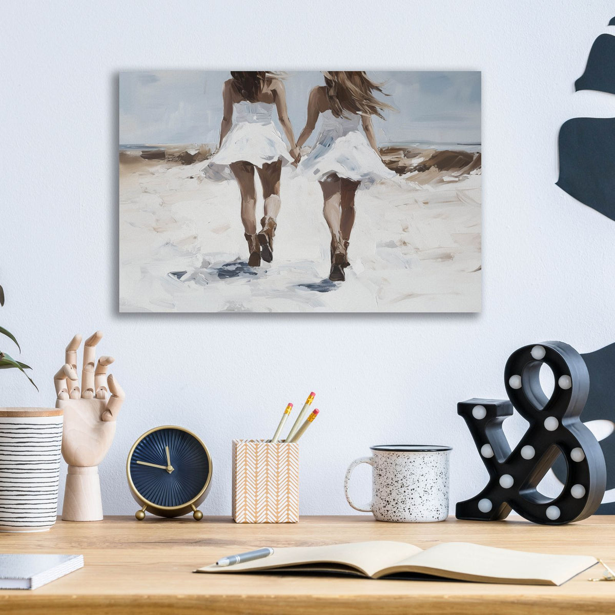 Cowgirls by Svetlana Aleynikova - 16x12 acrylic wall art in a room