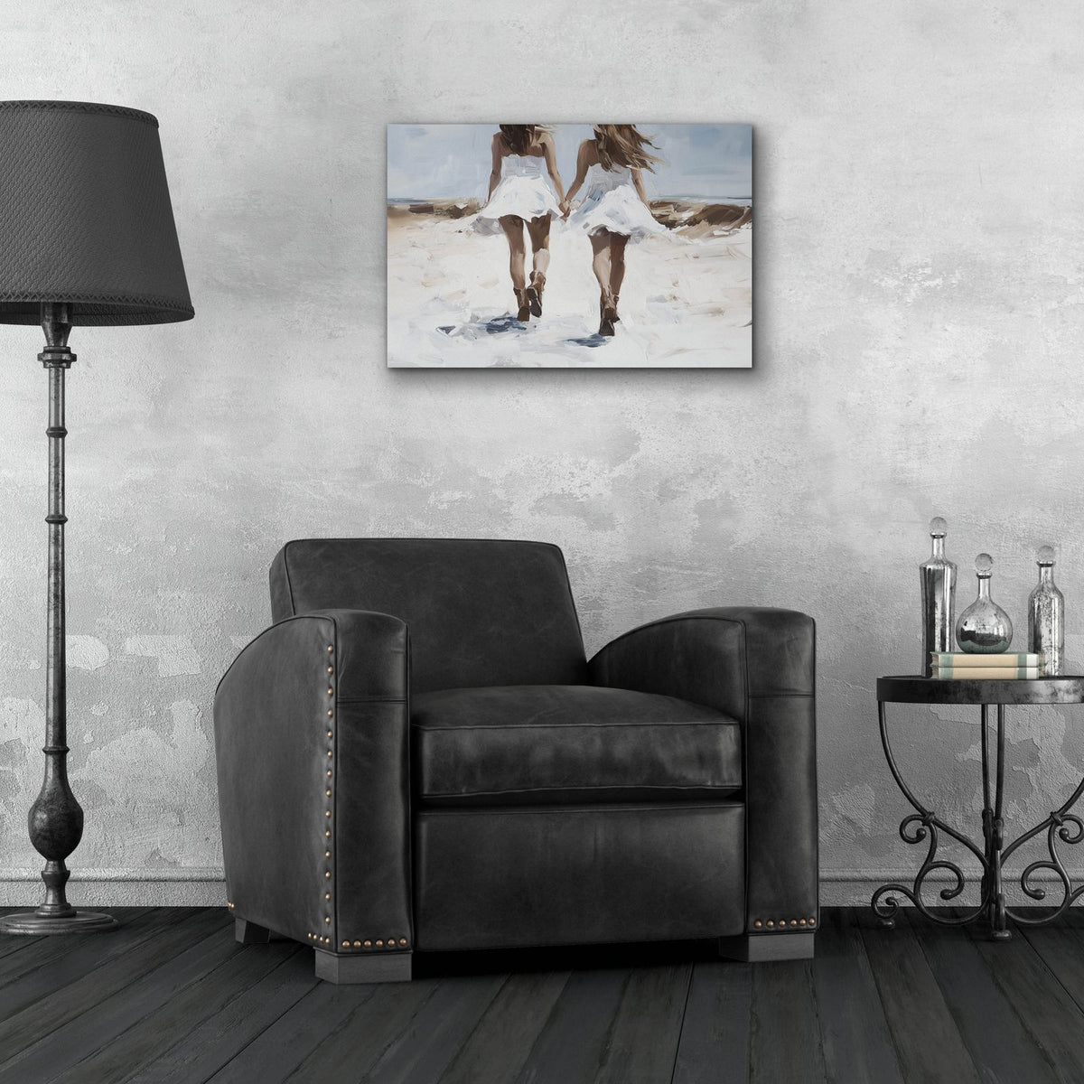 Cowgirls by Svetlana Aleynikova - 24x16 acrylic wall art in a room