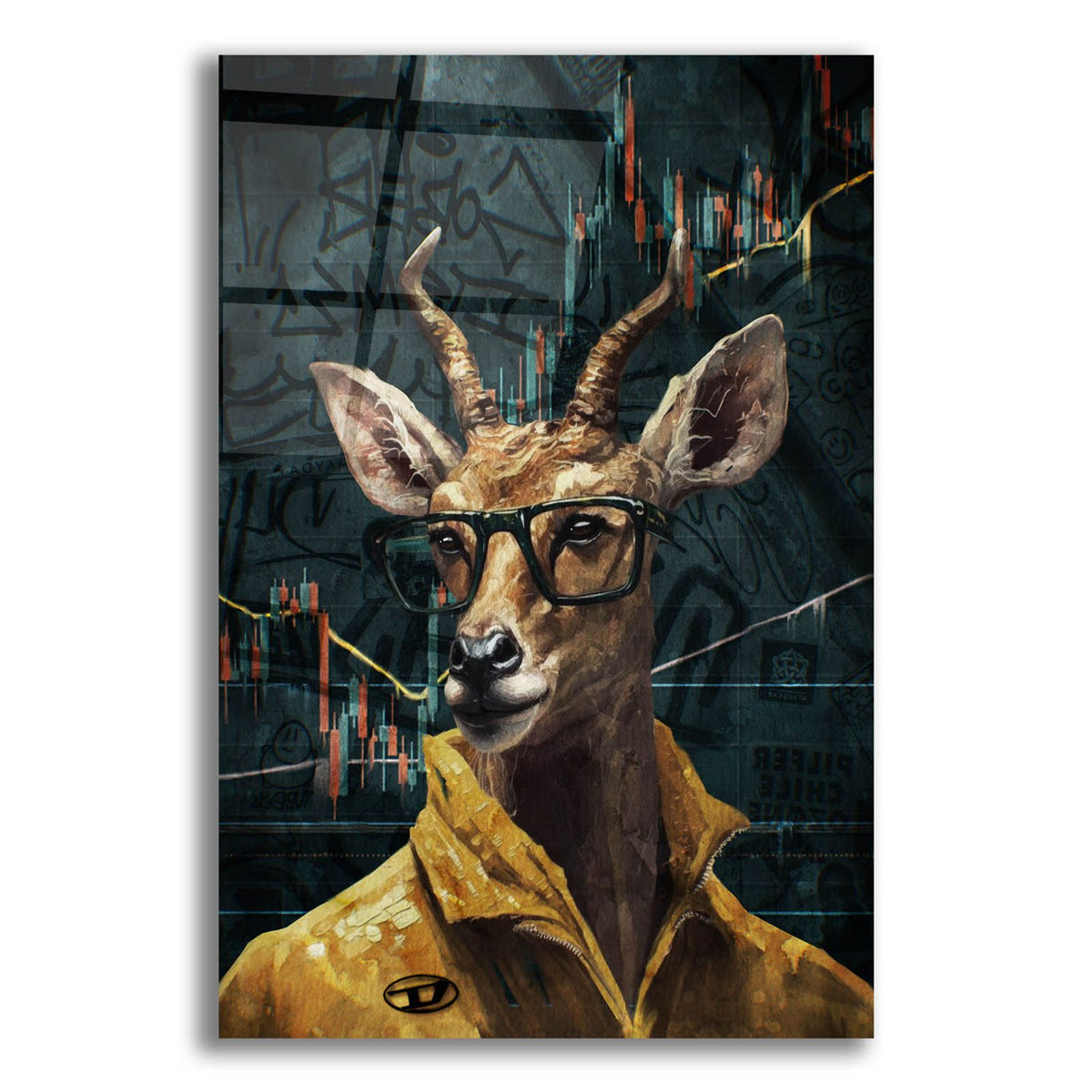 Crypto Antelope by Svetlana Aleynikova acrylic glass wall art