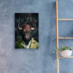 Crypto Buffalo by Svetlana Aleynikova - 16x24 acrylic wall art in a room