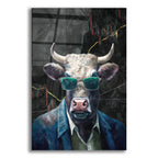 Crypto Cow by Svetlana Aleynikova acrylic glass wall art