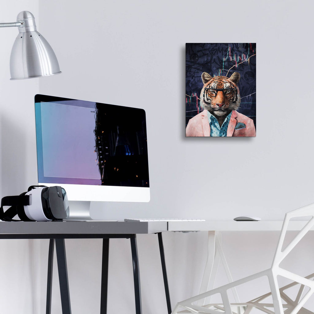 Crypto Tiger by Svetlana Aleynikova - 12x16 acrylic wall art in a room