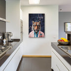 Crypto Tiger by Svetlana Aleynikova - 24x36 acrylic wall art in a room