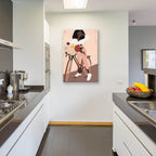 Cyclist by Svetlana Aleynikova - 24x36 acrylic wall art in a room