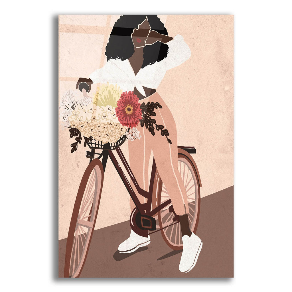 Cyclist by Svetlana Aleynikova acrylic glass wall art
