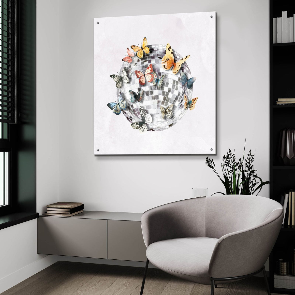 Disco Ball by Svetlana Aleynikova - 36x36 acrylic wall art in a room