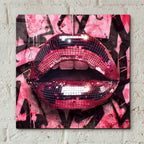 Disco Kiss by Svetlana Aleynikova - 12x12 acrylic wall art in a room