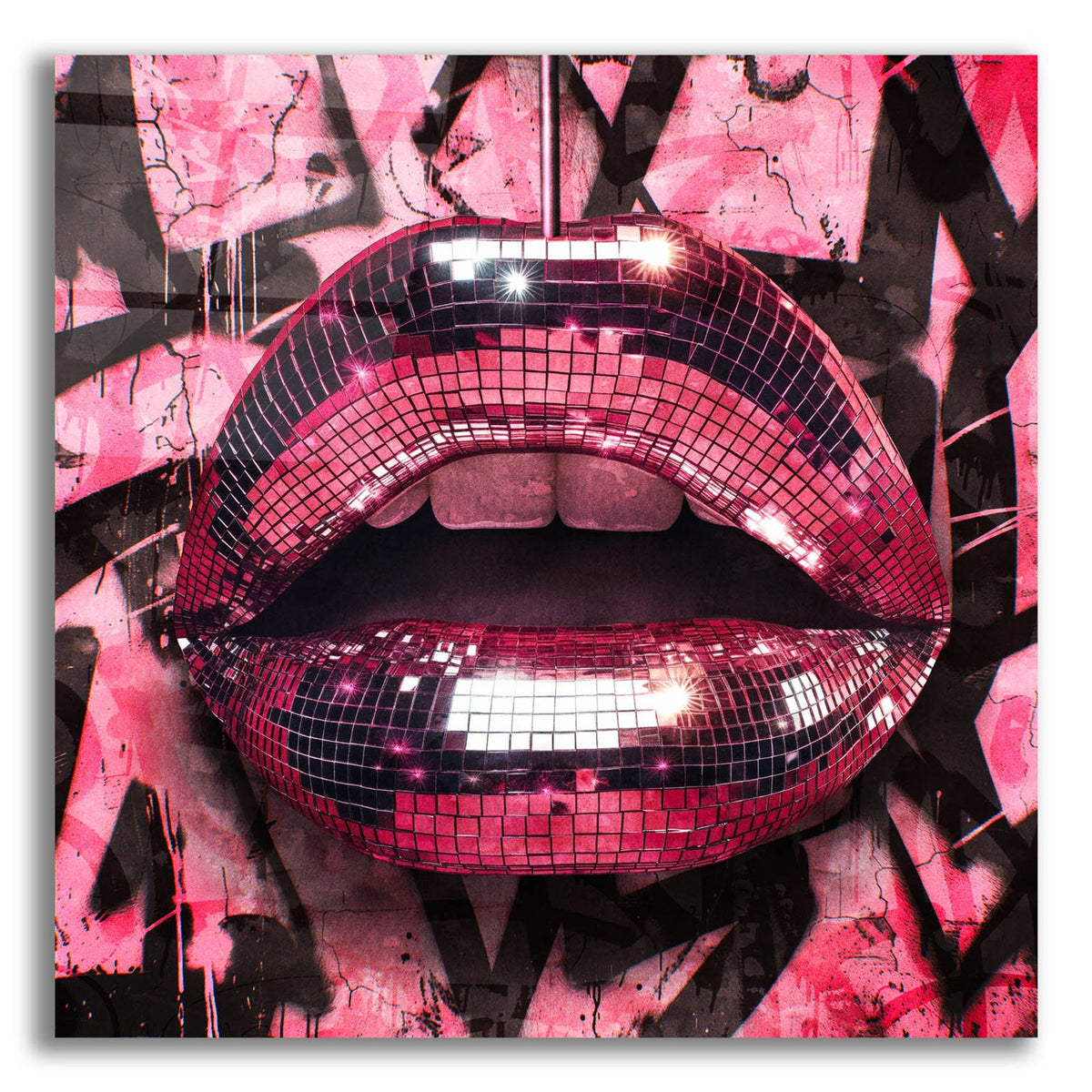 Disco Kiss by Svetlana Aleynikova acrylic glass wall art