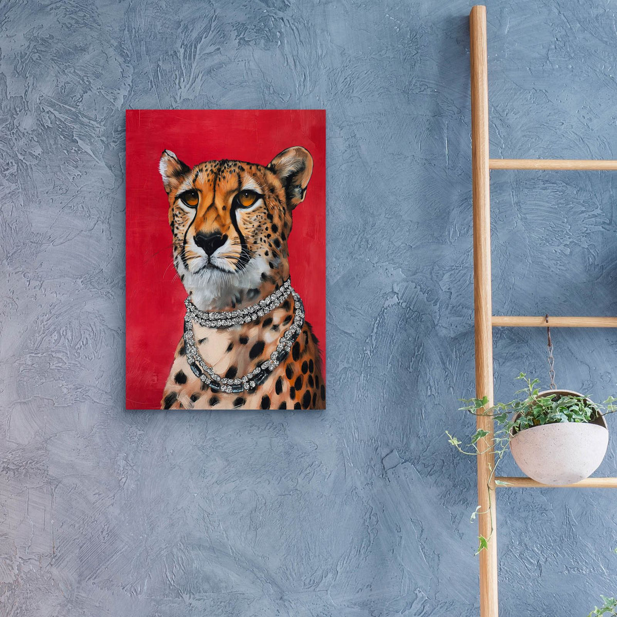 Elegant Leopard by Svetlana Aleynikova - 16x24 acrylic wall art in a room