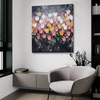 Flower Impressions by Svetlana Aleynikova - 36x36 acrylic wall art in a room